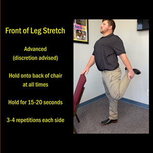 Bust A Move - Front of Leg Stretch