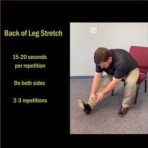 Bust A Move - Back of Leg stretch