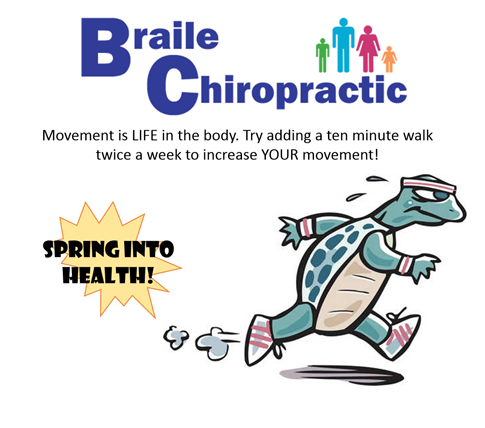 Spring Into Health, Regular Exercise, Braile Chiropractic, Marietta, Georgia