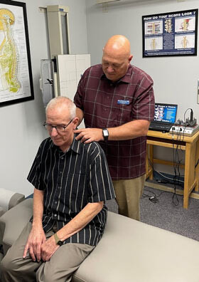 Examination at Braile Chiropractic in West Marietta 